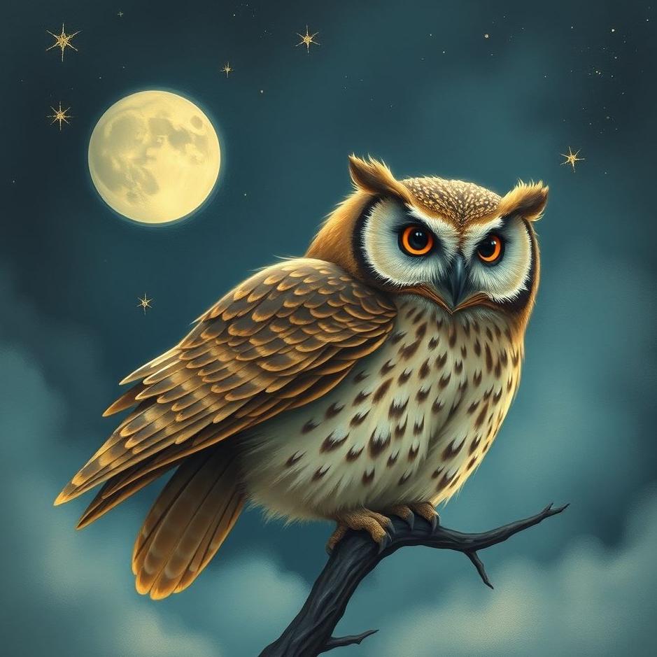 Dream : Owl on your shoulder in a dream