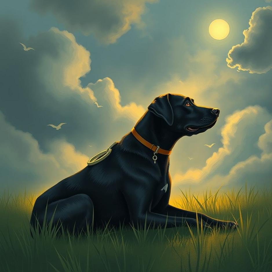 Dream : Owning a black dog in a dream