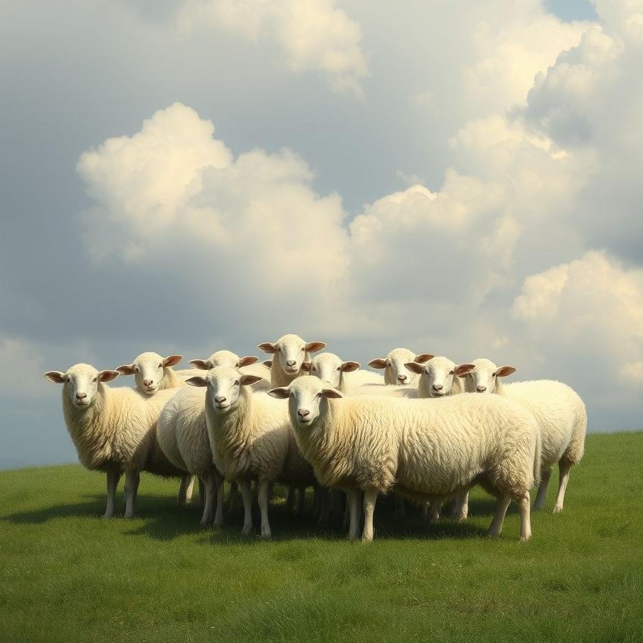 Dream : Owning a flock of sheep in a dream