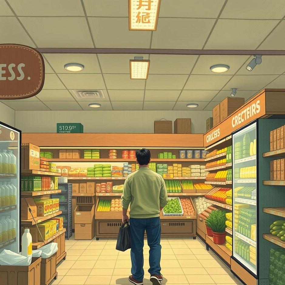 Dream : Owning a grocery store in a dream