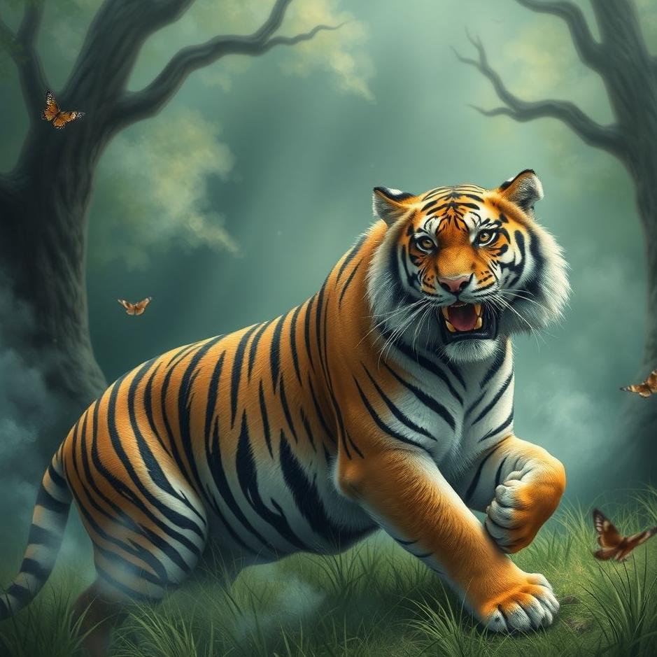 Dream : Owning a tiger in a dream