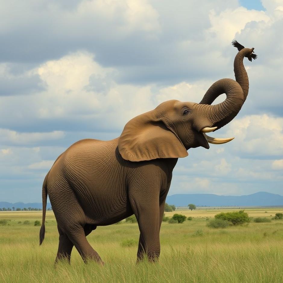 Dream : Owning an elephant in a dream