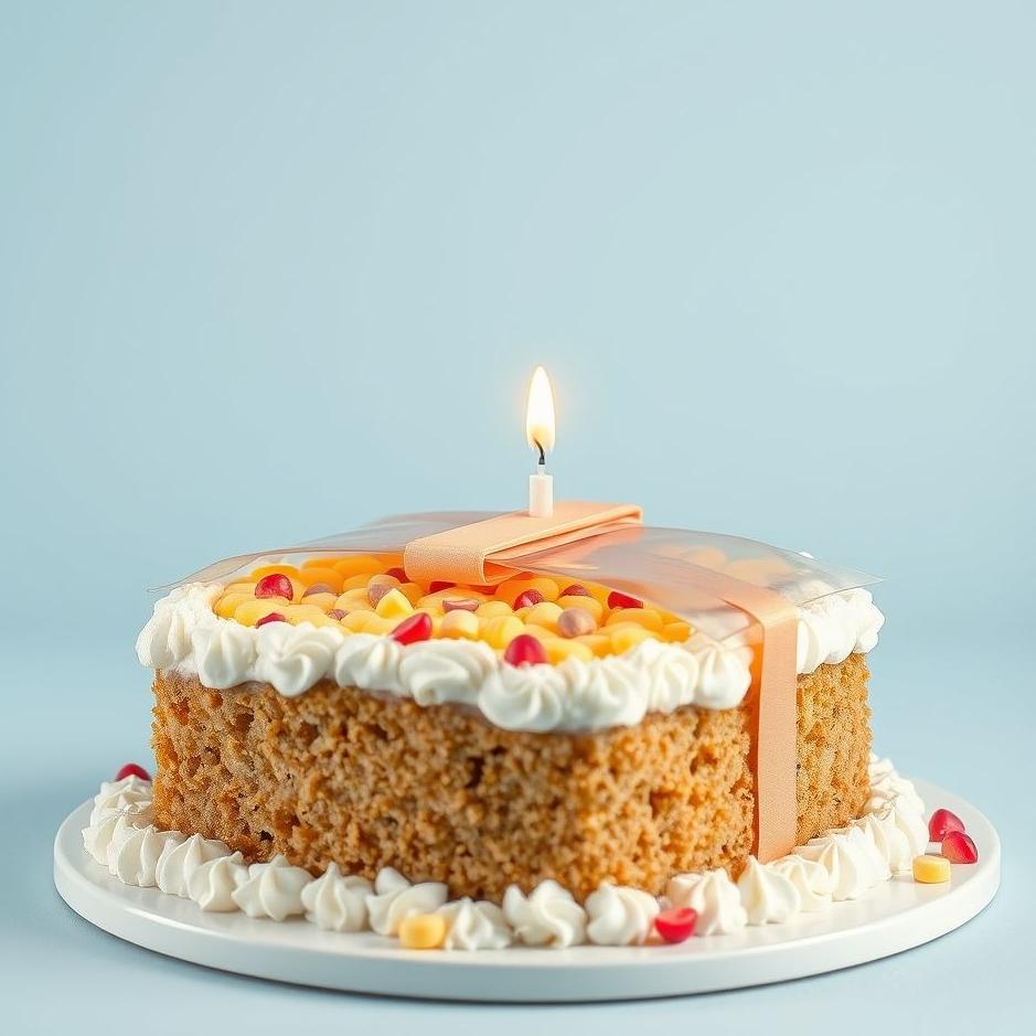 Dream : Package cake in a dream