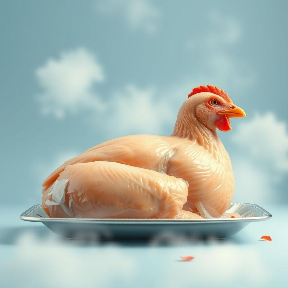 Dream : Package of chicken in a dream
