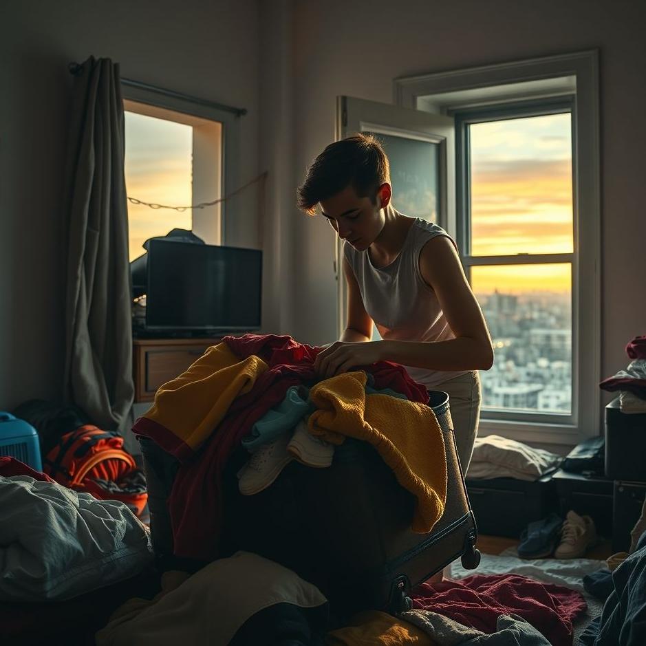 Dream Dictionary : Packing a suitcase and running away 