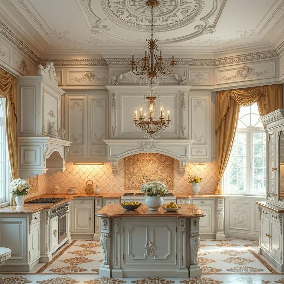 Dream : Palace kitchen in a dream