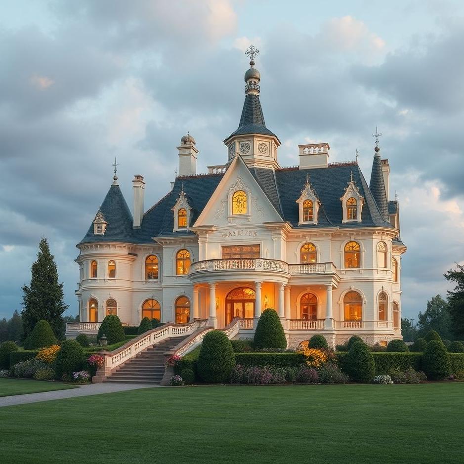 Dream : Palace-like house in a dream