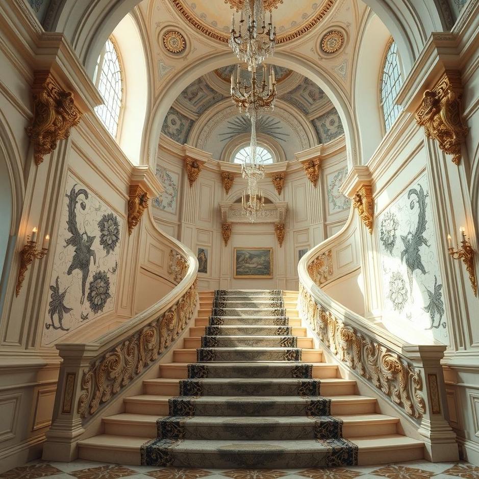 Dream : Palace staircase in a dream