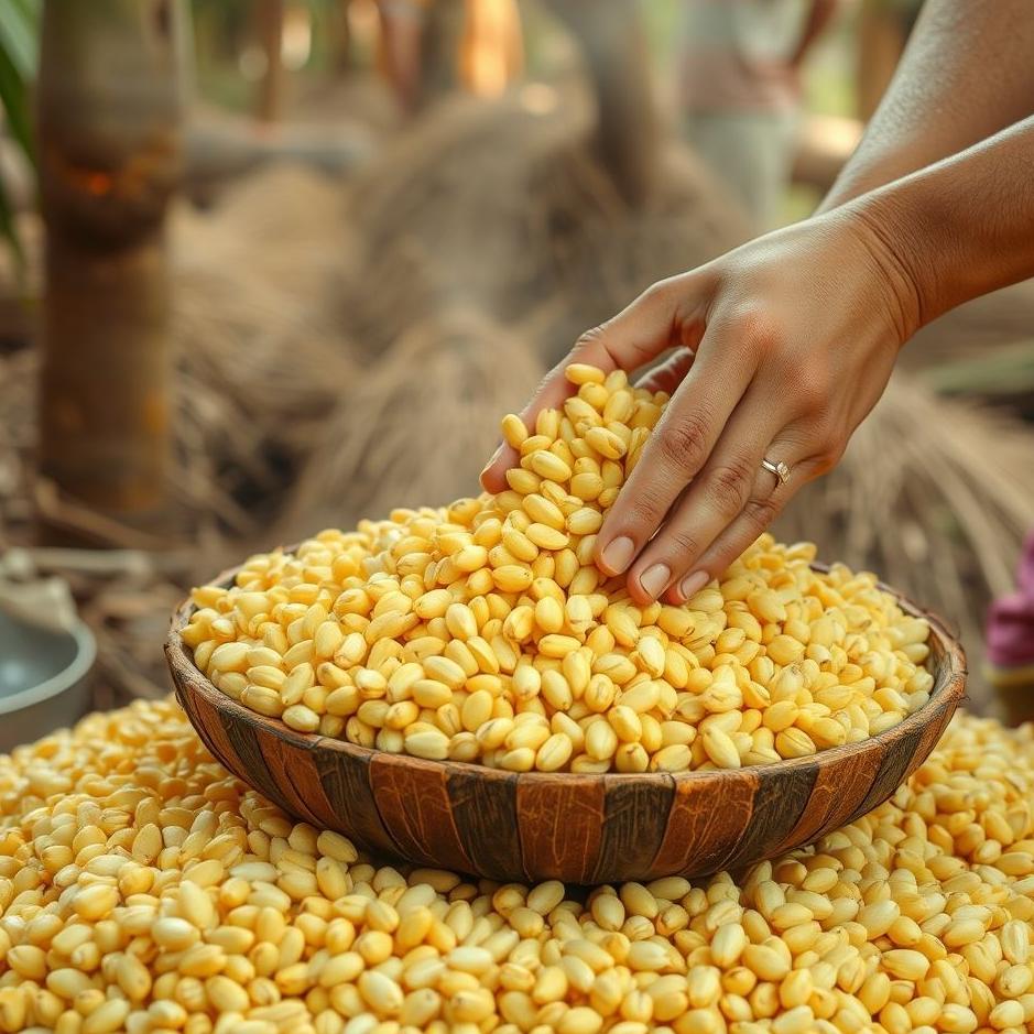 Dream : Palm kernels being sorted in a dream