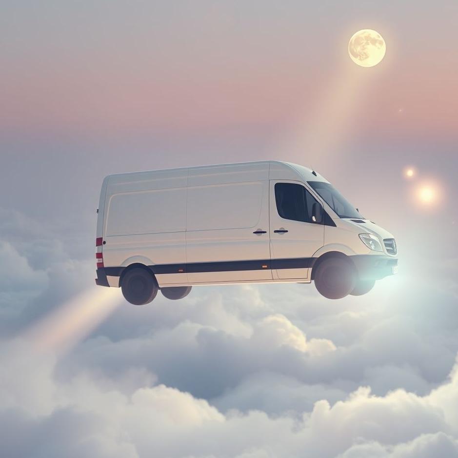 Dream : Panel van in a dream