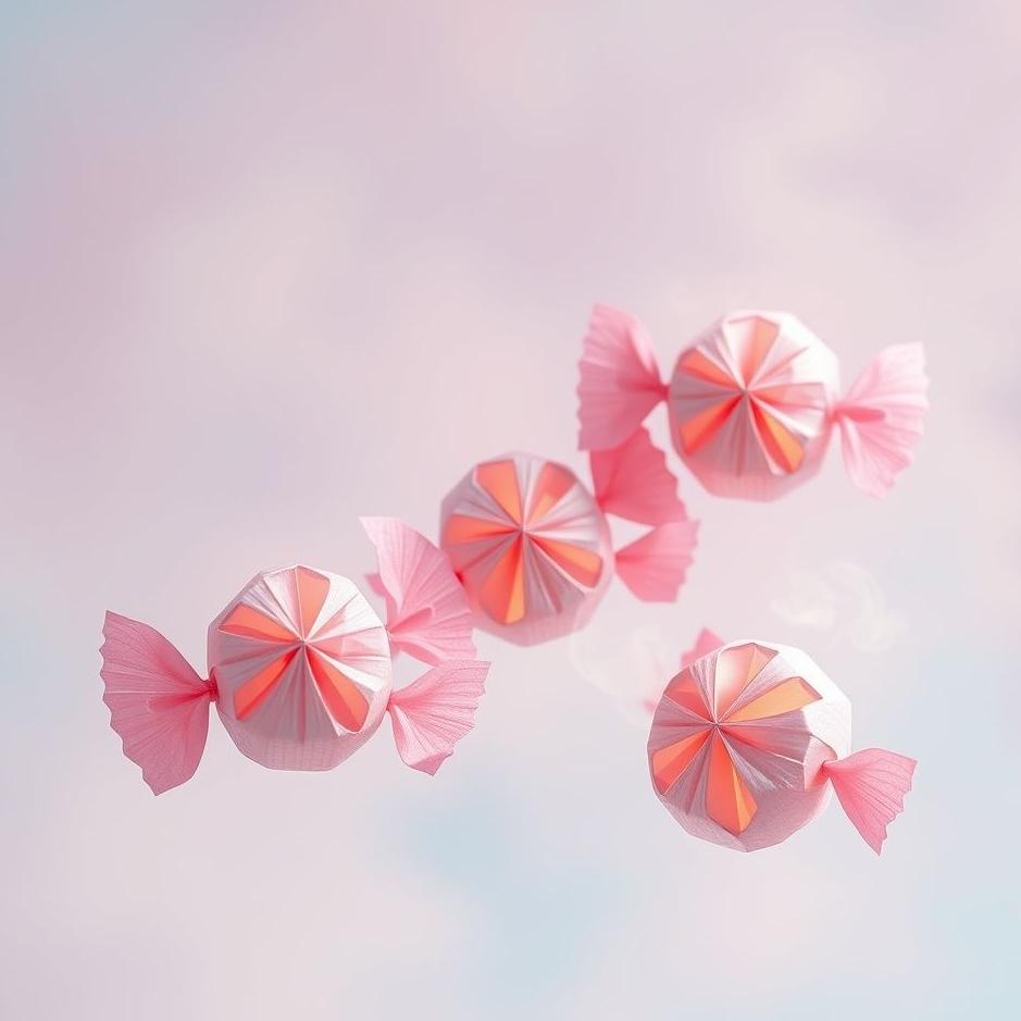 Dream : Paper candy in a dream