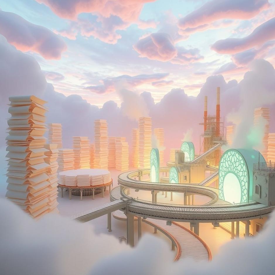 Dream : Paper factory in a dream