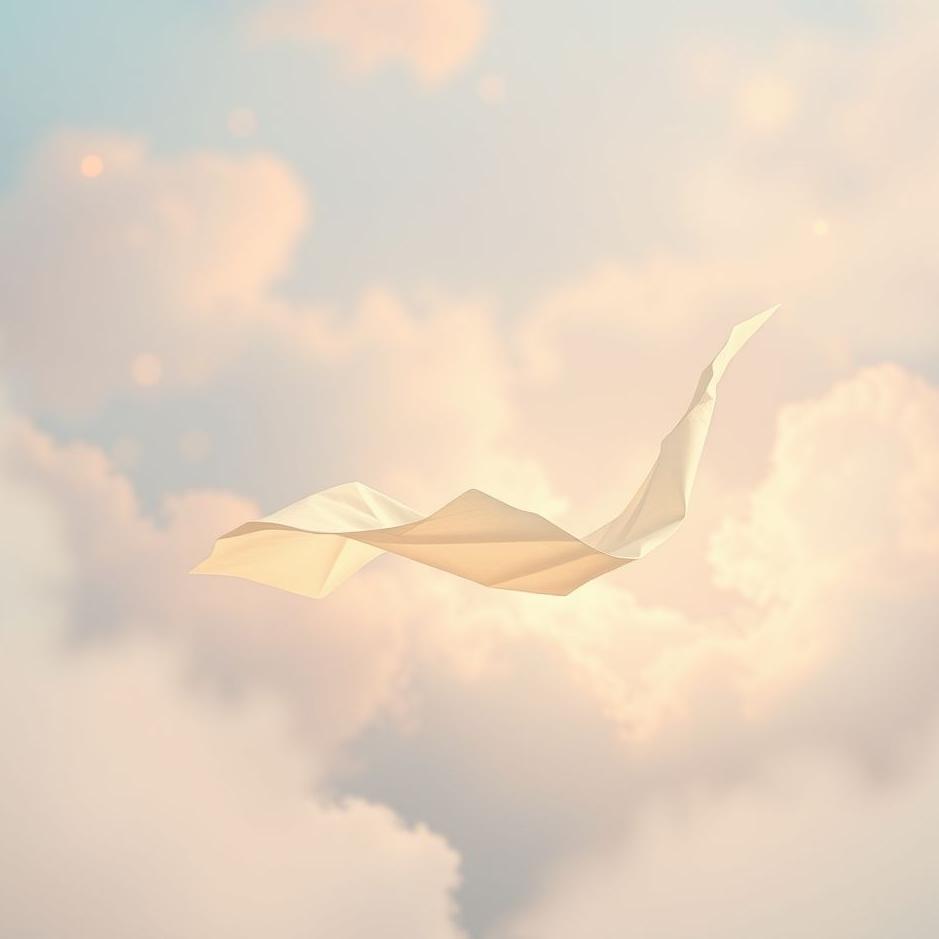 Dream : Paper flying in a dream