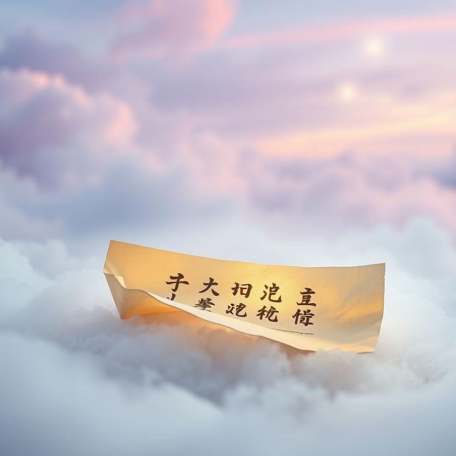 Dream : Paper fortune in a dream