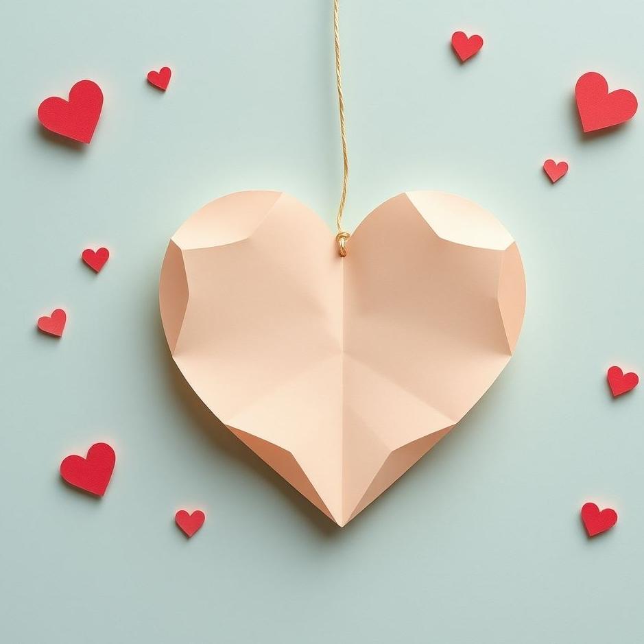 Dream : Paper heart in a dream