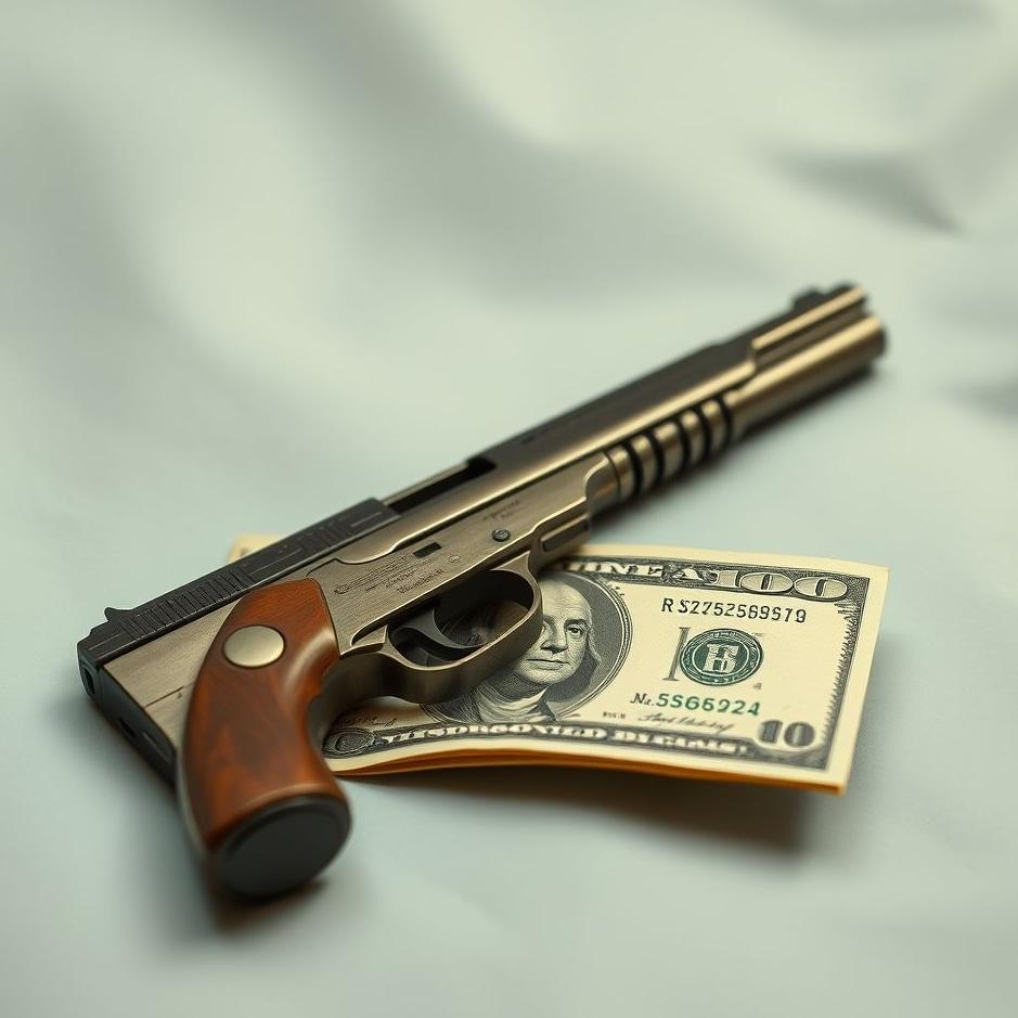 Dream : Paper money and a gun in a dream