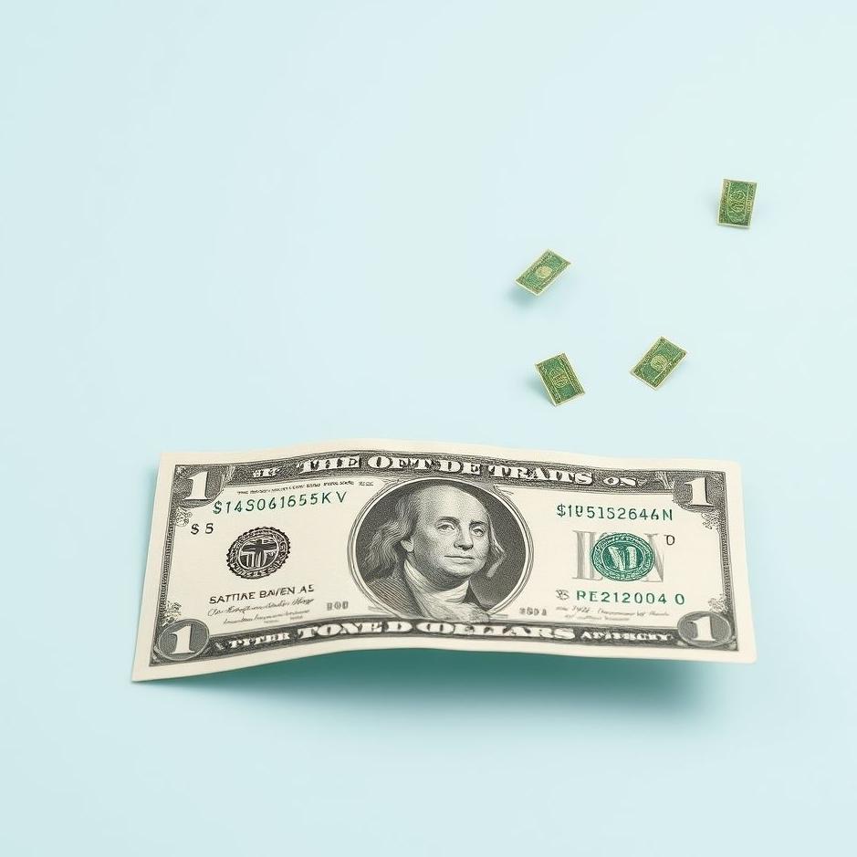 Dream : Paper money and dollars in a dream