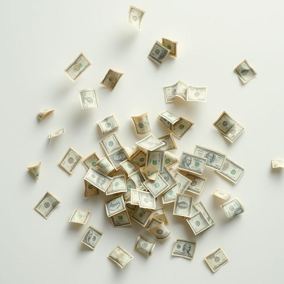 Dream : Paper money being scattered in a dream