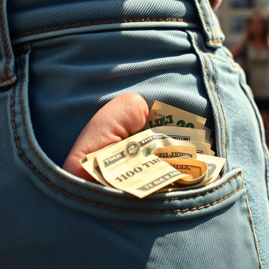 Dream : Paper money in my pocket 