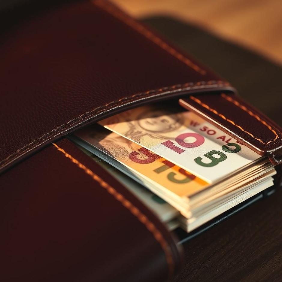 Dream : Paper money in the wallet 