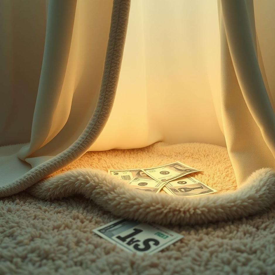 Dream : Paper money under the carpet in a dream