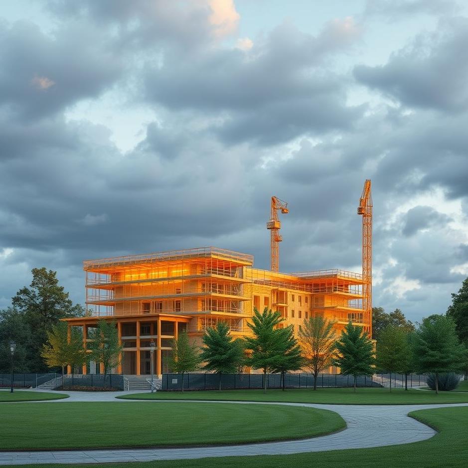 Dream : Park construction in a dream