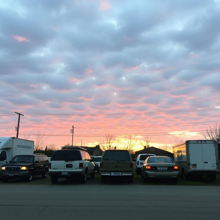 Dream : Parked vehicles in a dream