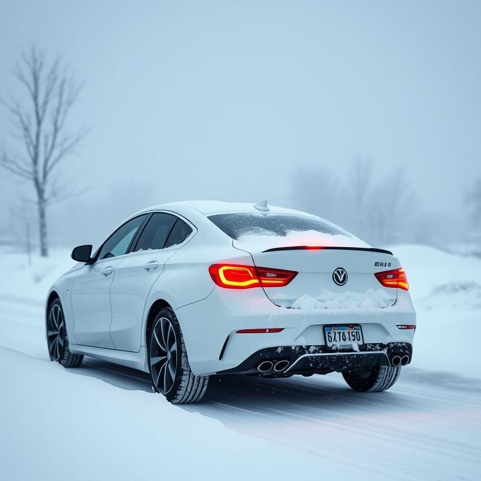 Dream : Parking a car in the snow in a dream