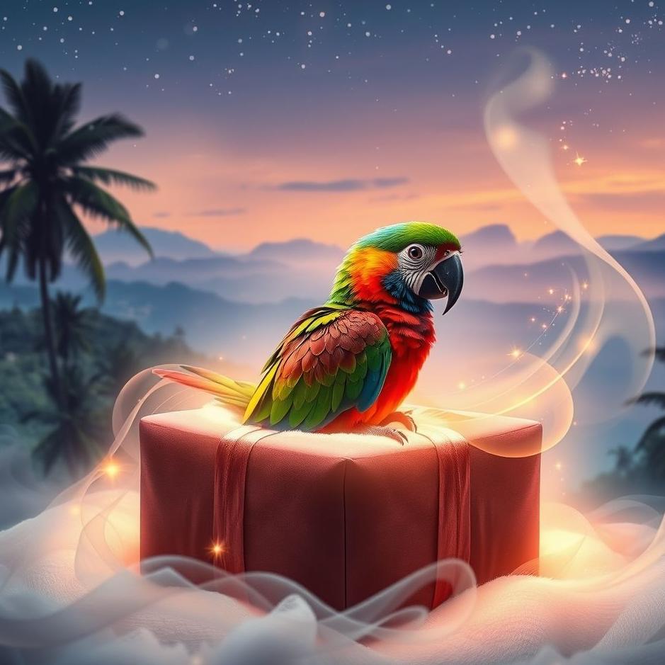 Dream : Parrot as a gift in a dream