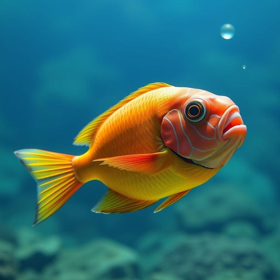 Dream : Parrot fish in a dream