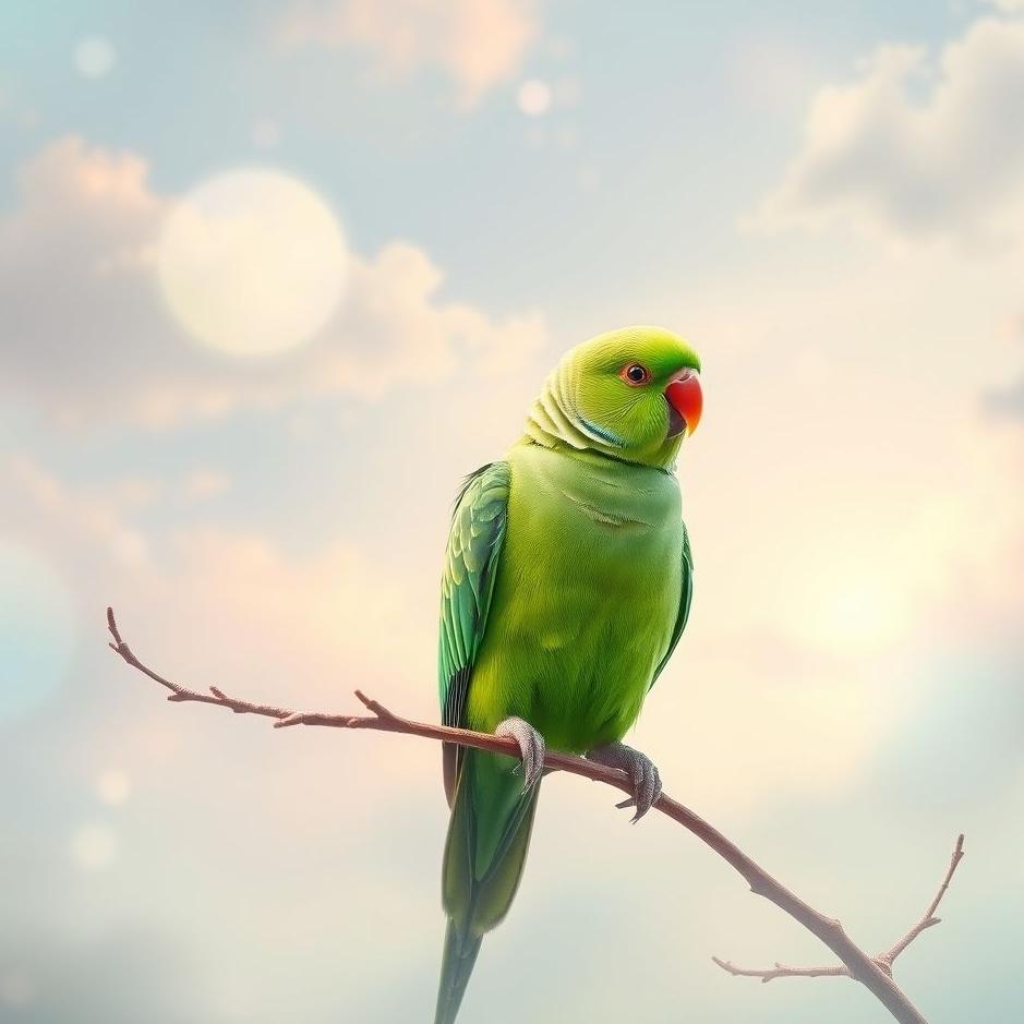 Dream : Parrot parakeet in a dream