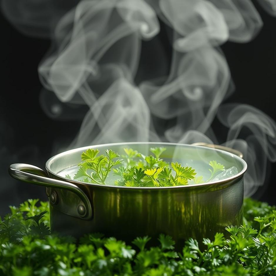 Dream : Parsley boiling in a dream