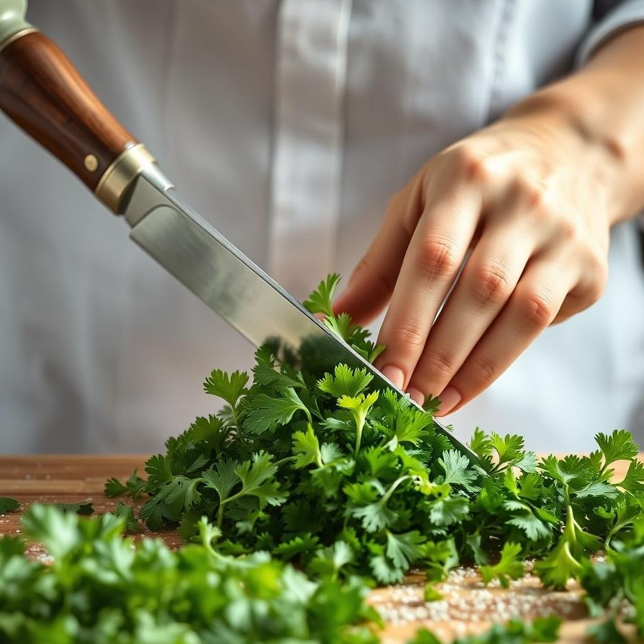 Dream : Parsley chopping in a dream