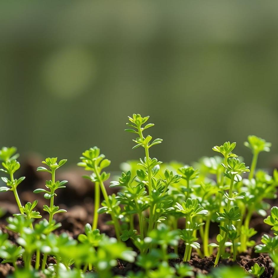 Dream : Parsley seedlings in a dream