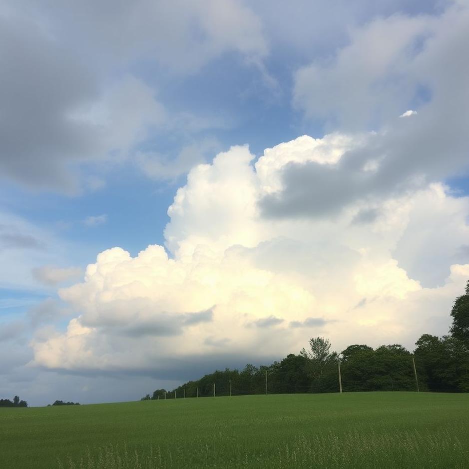 Dream : Partly cloudy weather in a dream