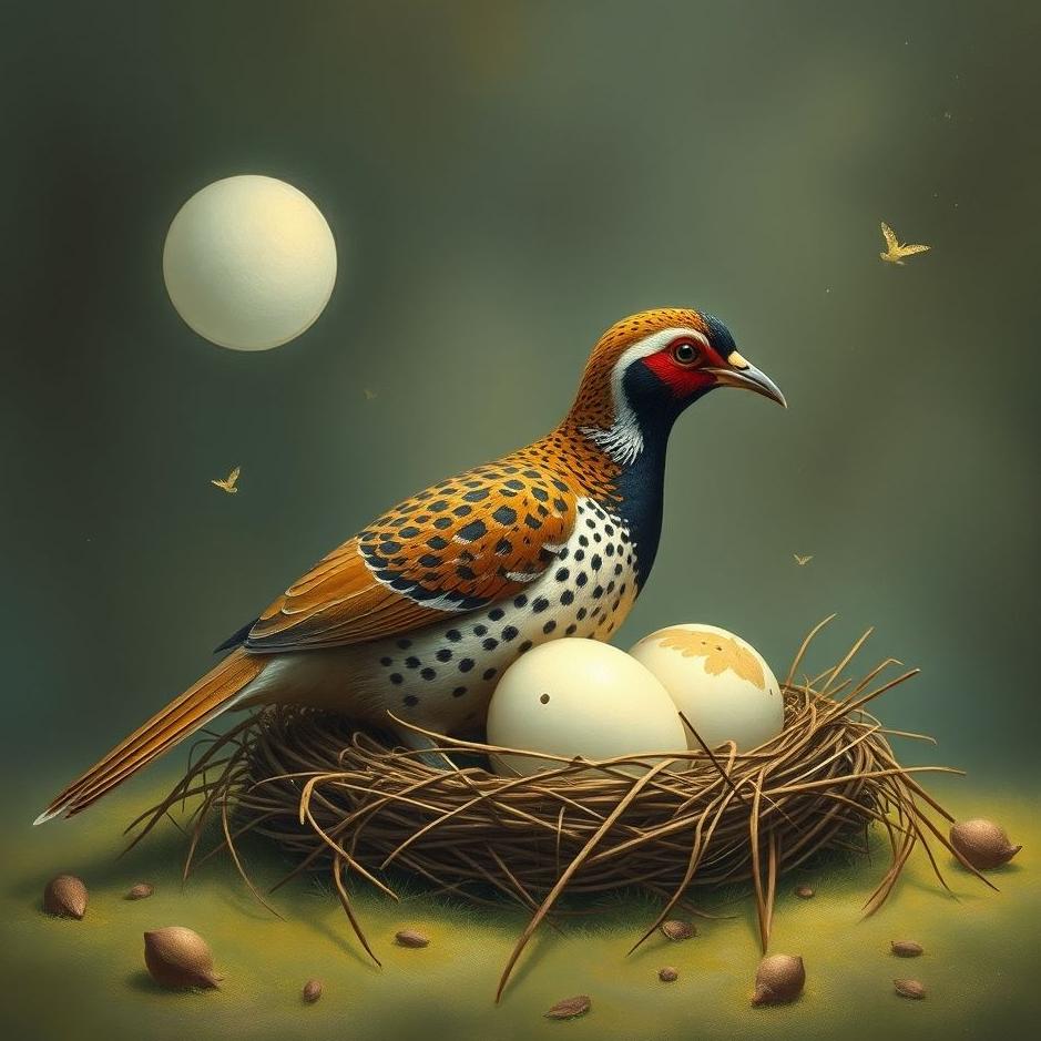 Dream : Partridge and its eggs in a dream