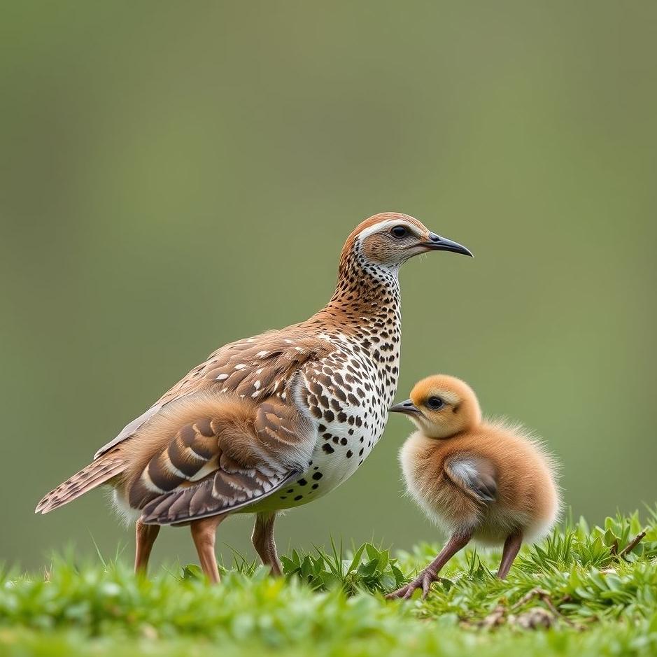 Dream : Partridge and its young in a dream
