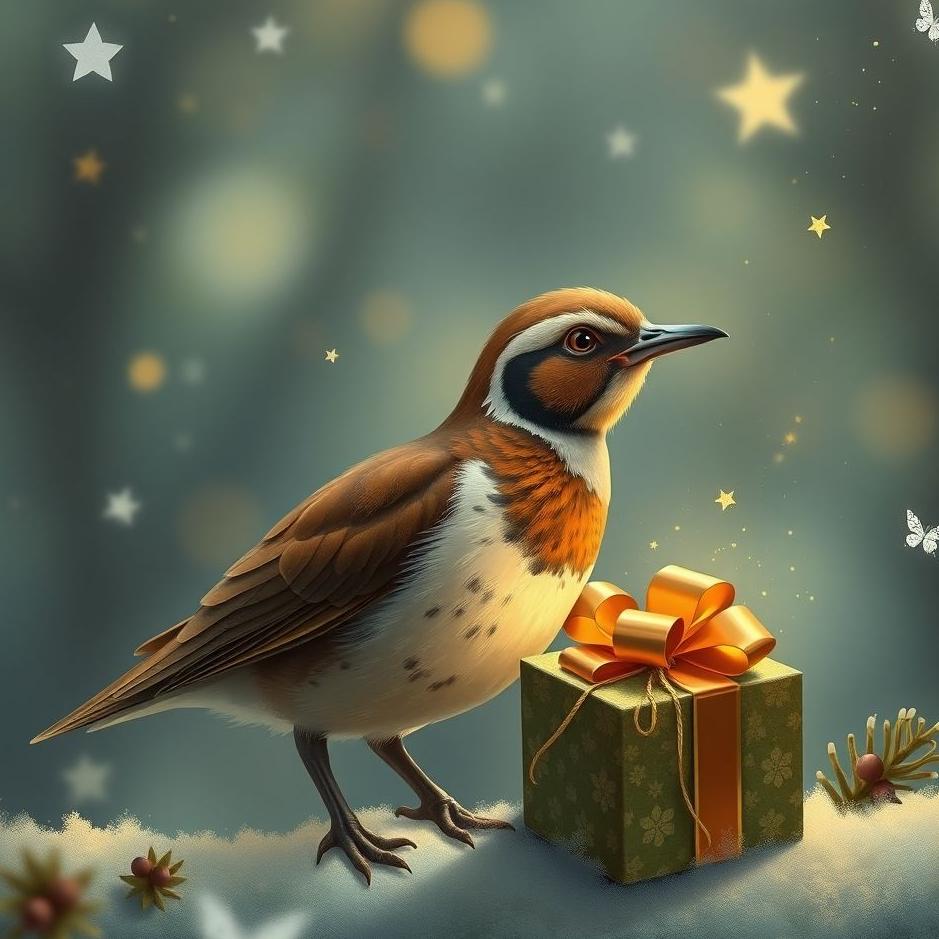 Dream : Partridge as a gift in a dream