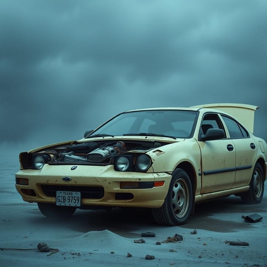 Dream : Parts of your own car stolen in a dream