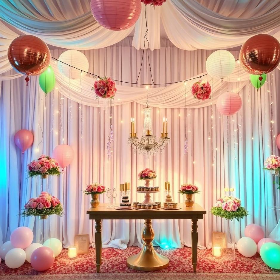 Dream : Party decoration in a dream