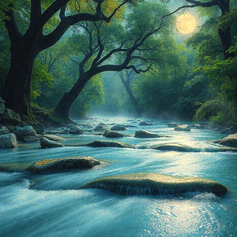 Dream : Pass from flowing water in the dream
