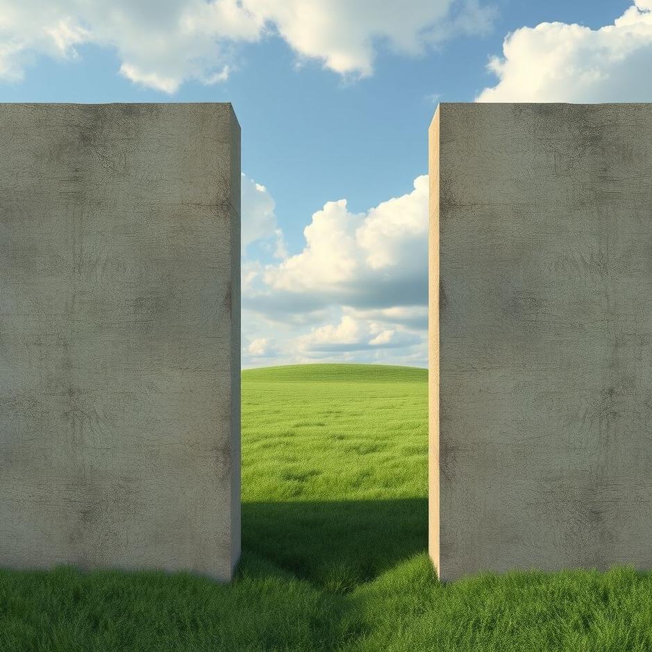 Dream : Passing between two walls in a dream