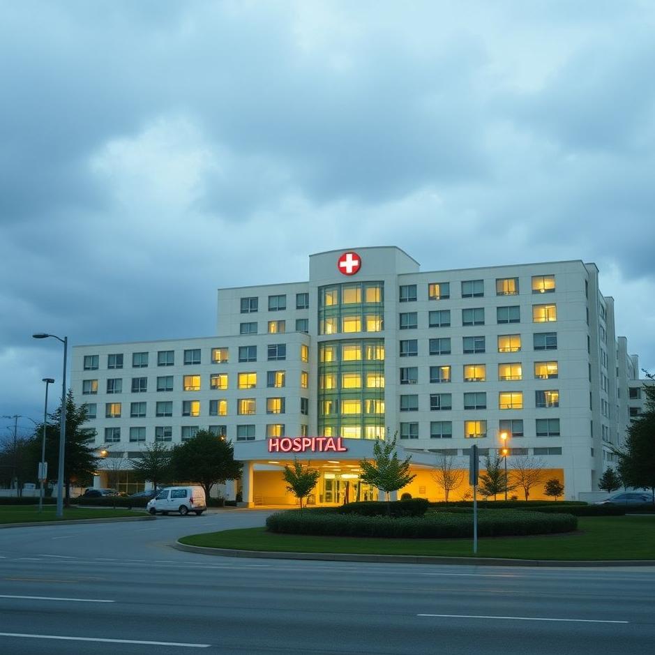 Dream : Passing in front of a hospital in a dream