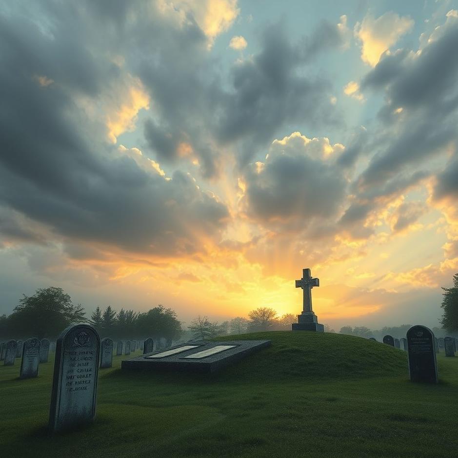 Dream : Passing over a grave in a dream