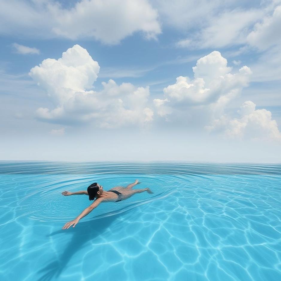 Dream : Passing over a pool in a dream