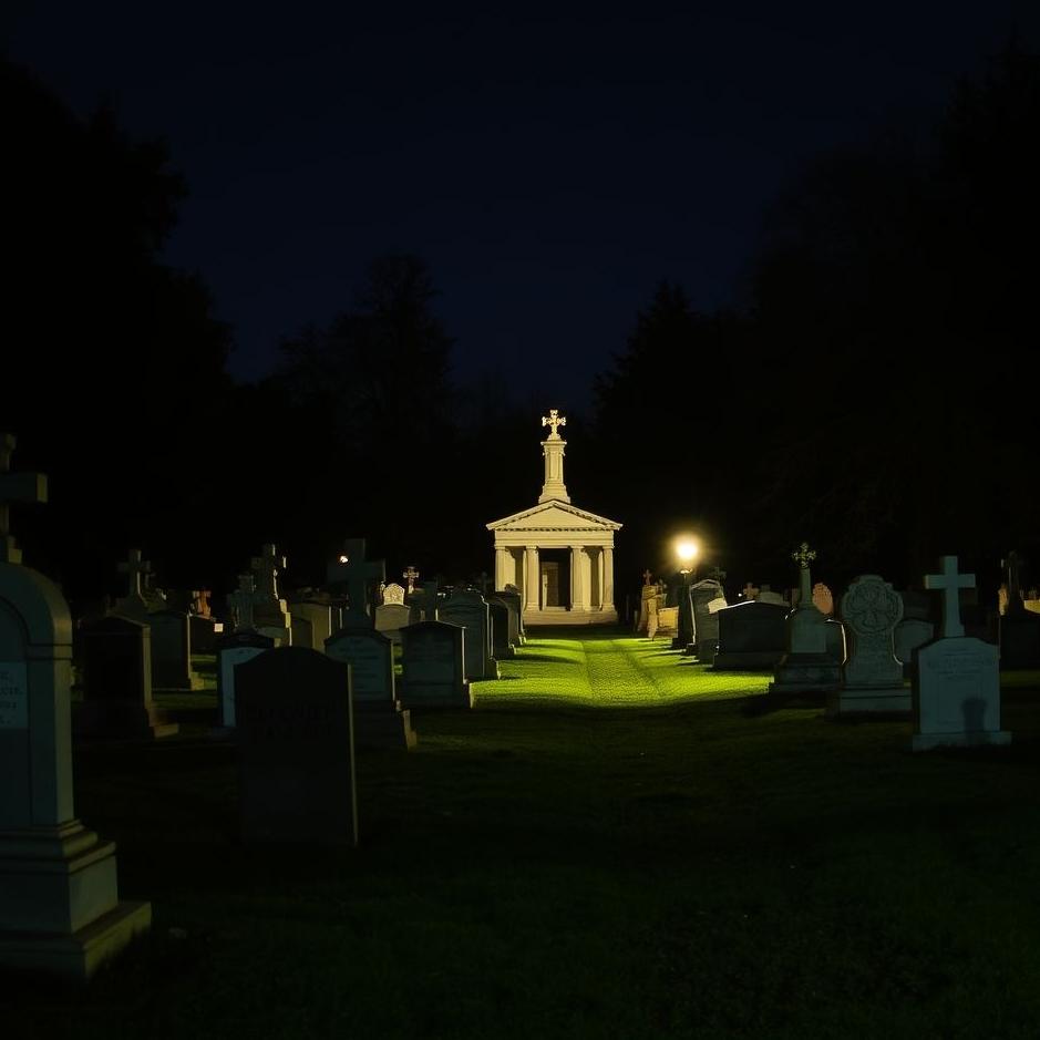 Dream Dictionary : Passing through a cemetery at night