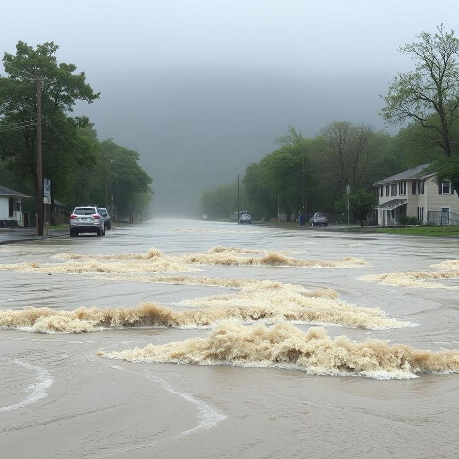 Dream : Passing through a flood
