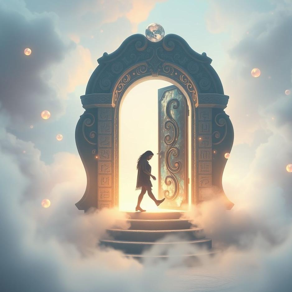 Dream : Passing through a magic door in a dream