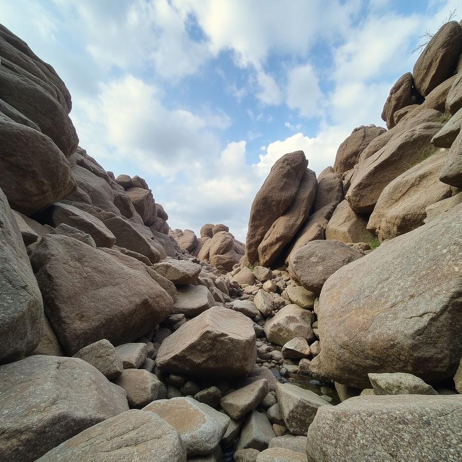 Dream : Passing through rocks in a dream