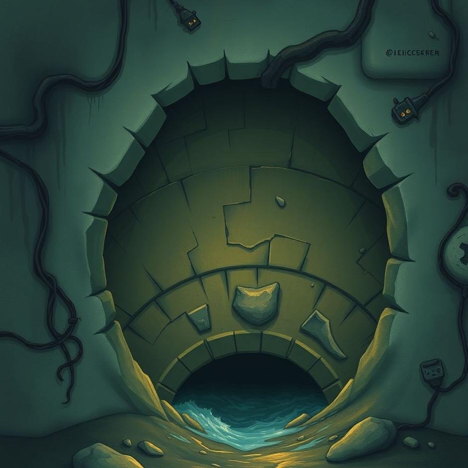 Dream : Passing through the sewer in a dream